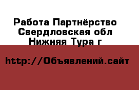 Работа Партнёрство. Свердловская обл.,Нижняя Тура г.